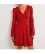 BODEN Red V-Neck Jersey Tea Dress Size 10 Office Career Cocktail Party Work - $49.00