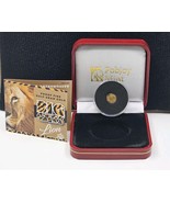 Pobjoy Mint &quot;BIG CATS LION&quot; Half Gram .999 Gold Coin + OGP &amp; COA #127/199 - $1,906.07 MXN