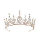 Crowns for Women Wedding Accessories Large Crown Bridal Engagement Hair ... - £22.11 GBP