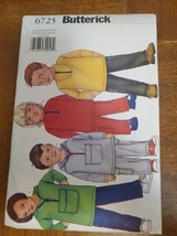 Butterick 6725 Sewing Pattern 1/4 Zip Pullover Cargo Pants Toddler Sz 1-... - $144.93 MXN