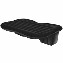 Inflatable Backseat Flocking Mattress Car SUV Travel with Pump - £55.06 GBP