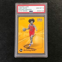 2019-20 NBA Hoops Arriving Now #16 Coby White Signed Card AUTO 10 PSA Slabbed Bu - £79.00 GBP