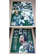 NFL New York JETS Official Yearbook 2000 &amp; Poster Football Team Book Mag... - $11.87
