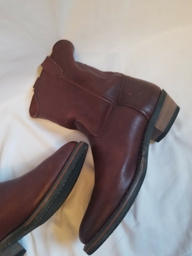 AD TEC  BROWN OIL TANNED LEATHER WATER PROOF BOOTS SIZE 10.5W Item image 7