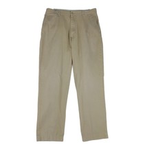 Vtg Y2K Polo Ralph Lauren Men&#39;s 36x30 Classic Chino Pants Tan Khaki Blue Label - £19.33 GBP