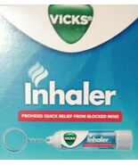 Vicks Inhaler Nasal Congestion Allergy Blocked Nose Key Chain 2 Pc - €5,06 EUR