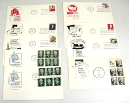 Prominent Americans FDC Farnam Cachet 1968 1st Day Issues Lot of 9 - £6.75 GBP