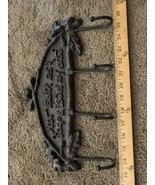 Cast Iron HOT BATH 25 cent SOAP TOWEL EXTRA, 4 Hook Towel Bathroom Rack ... - $923.60 MXN