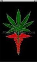 NEOPlex 3&#39; x 5&#39; Medical Marijuana Novelty Flag - £3.90 GBP