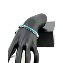 Zuni Jessica Chavez Sterling Silver Turquoise Cuff Bracelet - $260.72