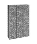 vidaXL Extra Tall Silver Raised Bed Set (3 Pack), 36-Inch High, Gabion D... - $132.49