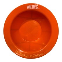 1992 Wheaties Orange Plastic Cereal Basket Bowl The Breakfast of Champions - £9.57 GBP