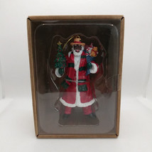 Allen+Roth African American Santa with Christmas Tree &amp; Overflowing Bag of Toys - £8.01 GBP