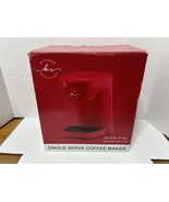 KITCHEN SELECTIVES SINGLE SERVE COFFEE MAKER ~ RED  - £11.23 GBP