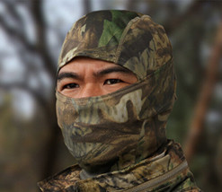 Camouflage Balaclava Face Mask Ski Hunting Airsoft Motorcycle Real Woodland Camo - £20.77 GBP