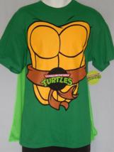 Men&#39;s T-Shirt Teenage Mutant Ninja Turtles Size Large Cape NEW Halloween TMNT - £13.05 GBP