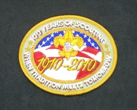 BSA - 100 Years of Scouting - When Tradition Meets Tomorrow - 1910-2010 Patch - $3.00