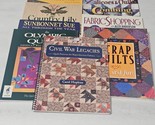 Quilting Book Lot of 9  Floral Scrap Calico Sunbonnet Sue Olympic Civil War - $24.98