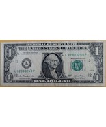 US$1 Fancy Serial Number 2013 Smear Green Ink   L 32303240 P - €17,27 EUR US$1 Fancy Serial Number 2013 Smear Green Ink   L 32303240 P - €17,27 EUR