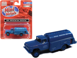 1960 Ford Tank Truck &quot;Dixie Gas Corp.&quot; Blue 1/87 (HO) Scale Model by Classic Met - £25.74 GBP