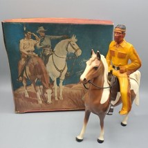 Vintage 1950s Hartland Lone Ranger Tonto &amp; His Pinto Stallion Scout  #805 w/ box - £192.57 GBP