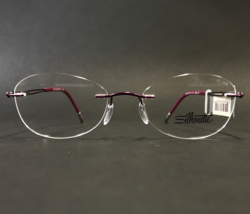 Silhouette Brille Rahmen 5521 FE 4040 Titan Next Gen Orchidee Pink 48-17-135 - $215.51