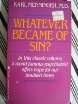Whatever Became of Sin? Menninger, Karl - $48.99