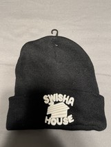 Swisha House Beanie Hat Black White Embroidered Logo H-Town Rap Hip-Hop New - $455.07 MXN