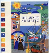 The Sunny Adriatic Yugoslavia Tourist Booklet 1950&#39;s - £21.92 GBP