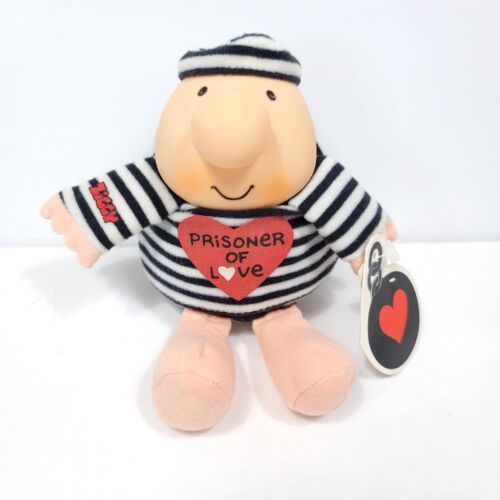  American Greetings Ziggy Prisoner Of Love Plush Valentine Heart Vintage... - $22.76
