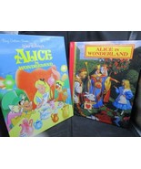 ALICE IN WONDERLAND 2 BOOKS NEW - £36.28 GBP