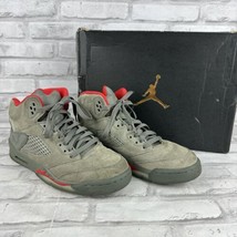 Nike Air Jordan 5 Retro Camo 6.5Y Boys 440888-051 Gray W/Box - $80.24