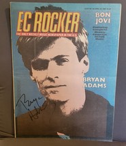 Bryan Adams signed magazine EC Rocker 1987, Original, Vintage, Great Gifts - $1,397.99 MXN