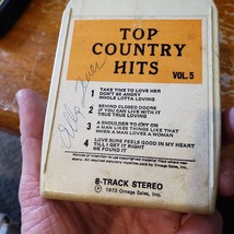 Raro 8-Track Nastro Top Country Hits Vol. 5 Athena Noi Trovato It, Don&#39; Be Angry - $18.99