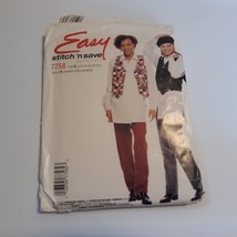 Easy Stich and Sew 7758 Misses Vest Shirt Pullover Size B (L-XL) Pattern Cut - £10.92 GBP