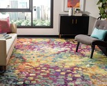 Boho Chic Abstract Watercolor Non-Shedding Living Room Bedroom Area Rug ... - $106.97
