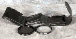 Lot of 2 Hoya 49mm Glass Lens Filters with case - $9.89