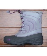 The North Face Girl&#39;s Alpenglow IV Lace Insulated Waterproof Winter Boots 7 - $92.94 CAD