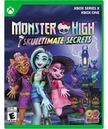 Monster High Skulltimate Secrets - Xbox Series X Game X-BOX One 100% NEW... - $373.16 MXN