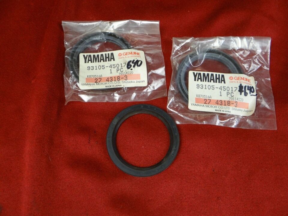 3 Yamaha Seals, Front Wheel, NOS 1973-17 Many Models, 90387-066H4-00 - $14.95