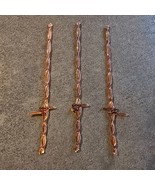 Vintage 70s Zoo Piks Barbed Wire Swizzle Sticks Lot of 3 Dallas Cocktail... - $27.09 CAD