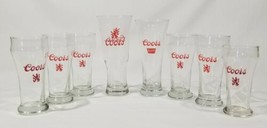Coors Beer Glasses Set of Eight - £30.05 GBP
