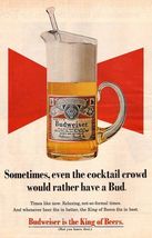 Budweiser Bud Light Beer Advertising Metal  Sign 8x12in Vintage Frogs Sp... - $24.74