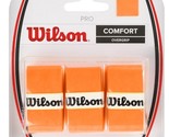Wilson - WRZ4014OR - Tennis Racquet Over Grip Pack of 3 - Orange - $14.95