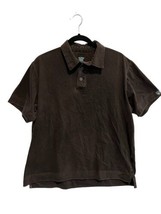 KUHL Mens Polo Shirt Short Sleeve Three Button Polo Shirt Brown Pocket Sz XL - £15.32 GBP