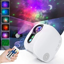 Galaxy Star Projector With Bluetooth Speaker Sky Led Multi-Color Moving Nebula C - £44.06 GBP