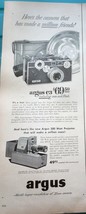 Argus The Camera That Has Made A Million Friends Magazine Advertisement ... - $3.99