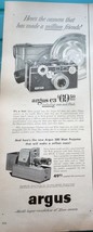 Argus The Camera That Has Made A Million Friends Magazine Advertisement ... - £3.07 GBP