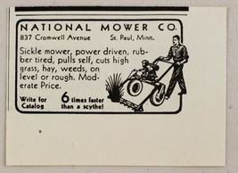 1941 Print Ad National Mower Co. Sickle Mowers St Paul,Minnesota - $7.99