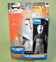 STAR WARS THE INQUISITOR Childrens Costume 2 Piece Full Suit/Mask Sz 8-1... - £7.40 GBP